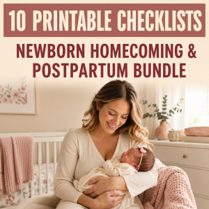 Newborn Homecoming and Postpartum Bundle